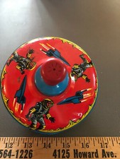 VINTAGE SPINNING SPACE TOP.