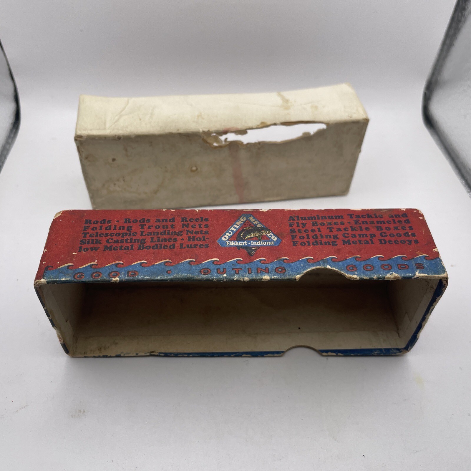 Vintage RARE antique Fishing Lure Outing Getum Box Only eBay