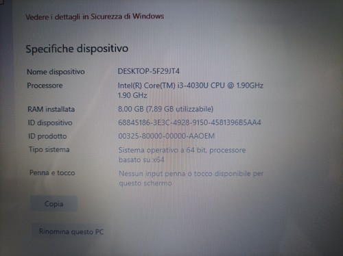 Acer E5-571 I3 4030U RAM 8 GB HD 500 GB Win10+ Office 21 Pro - Foto 4 di 13