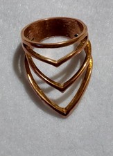 Vintage - Solid Copper Ring - Total length 1 in - Size 7.5
