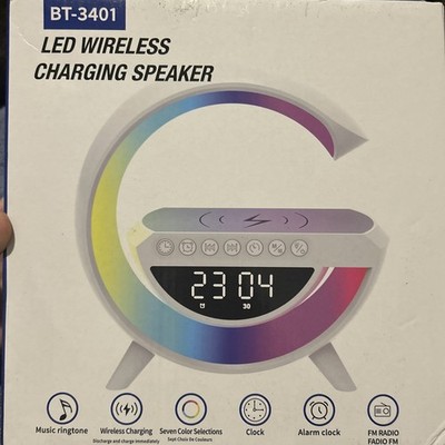 BT-3401 LED Wireless Charging Speaker