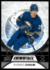 Rasmus Dahlin 2021-22 Upper Deck Credentials #30 Buffalo Sabres