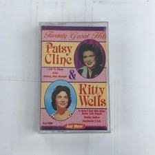Patsy Cline  Kitty Wells - Twenty Great Hits Cassette Tape DLX-7880 Country