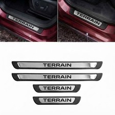 For Gmc Terrain Door Sill Scuff Plate Scratch Protector 4 Door
