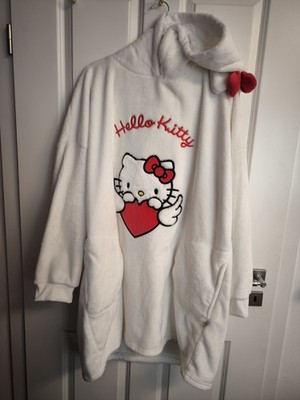 Sanrio Hello Kitty Kawaii Deckenmor Ärmeln Hoodie Snoodie Cute Süß Warm Cozy
