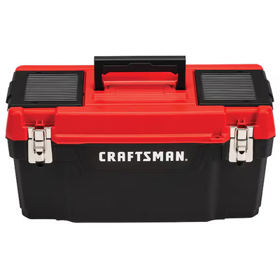 #ad #ad Craftsman Tool Box Plastic Black Red 20 in W x 10 in D x 10 in H CMST20901 $34.75