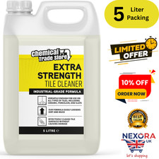 Tile Cleaner 5L for Porcelain Ceramic Natural Stone Floors Powerful Dirt Remover 3.18 per litre