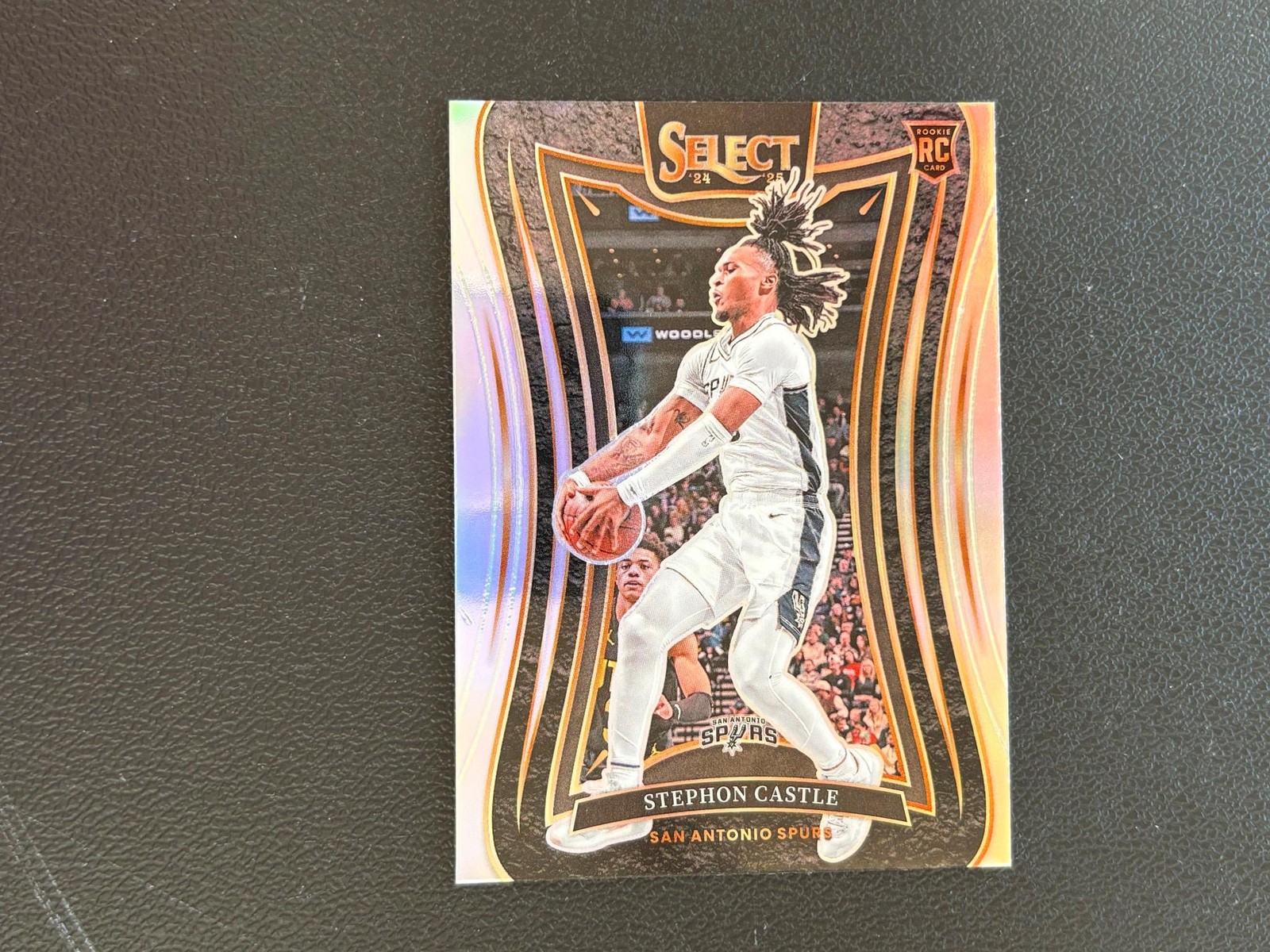 Stephon Castle 2024-25 Select Mezzanine Silver Prizm Rookie RC Spurs E55