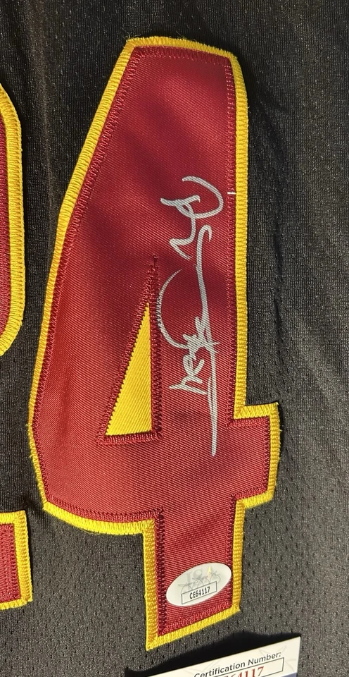Richard Jefferson Signed Cleveland Cavaliers NBA Finals Jersey Sleeved JSA COA - Image 4 of 4