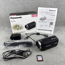 Panasonic HC V180 Video Camera Camcorder 90x Zoom 10MP Full HD - Tested Working