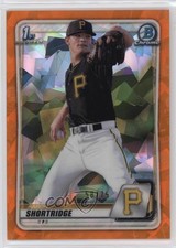 2020 Bowman Chrome Sapphire Edition Orange 58/75 Aaron Shortridge #BCP-9 10le