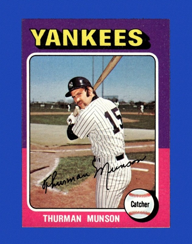 1975 Topps Set-Break # 20 Thurman Munson NR-MINT *GMCARDS*