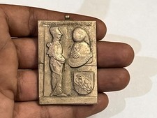 Schweizer Bern Reitende J&auml;ger 1843-1852 Milit&auml;r Medaillon Vintage Medaille