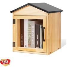 Outdoor Library Box Literature Exchange Box Outdoor Book Storage Little Wood ...