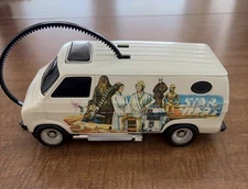 Kenner SSP STAR WARS Van White w/Mural On Sides Vintage Toy  With Ripcord RARE!