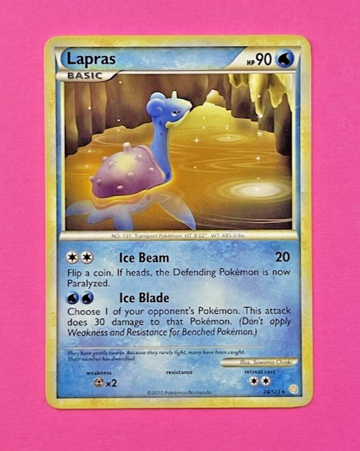 Lapras 24/123 Heartgold & Soulsilver Regular
