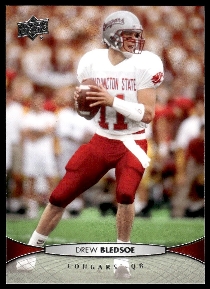 2012 Upper Deck #17 Drew Bledsoe Washington State Cougars NM+