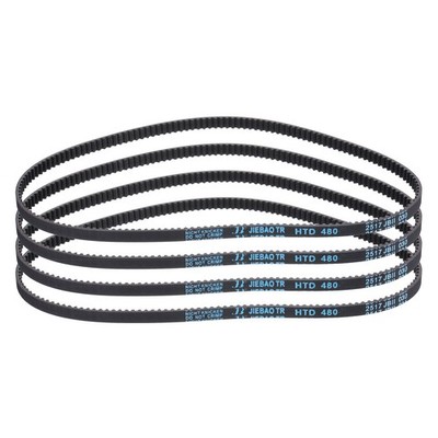 4pcs HTD-3M Rubber Timing Belt 160 Teeth 480mm Pitch Length x 6mm Width