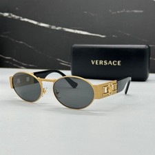 NEW MOD 2264 1002/87 VERSACE UNISEX SUNGLASSES VE2264 100287 GOLD VE2264 1002/87