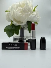 MAC Matte Lipstick 612 Russian Red 0.1oz/3g Full Size NIB