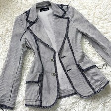 Vhtf tricot Comme des Garcons Denim Jacket Y2K Archive Women Japan Size M