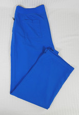Women's Urbane Aspire Contemporary Fit 4-Way Stretch Blue Medical Scrub Pants XL