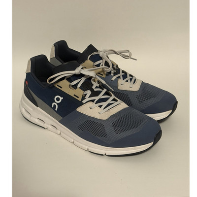 On Cloudrift Men s Size 10 Metal Navy Blue Grey Running Shoes Sneakers 87.98451