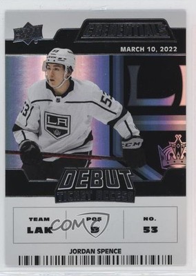 2022 Credentials Debut Ticket Access 552/799 Tier 2 Jordan Spence Rookie RC 0p72