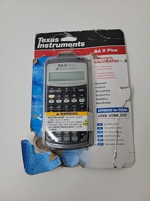 Texas Instruments - BA II Plus - Professional Financial Calculator BRAND NEW 