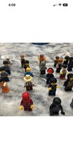Large Lego Lot Of Minifig And Parts, Accessories, Hair Hat Weapons 100s Of Items