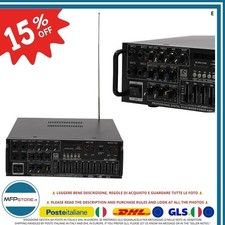 Amplificatore Audio Bluetooth AV‑326BT 1200W Stereo USB/SD MP3 4 MIC Karaoke