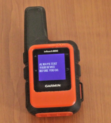 Garmin inReach Mini 1 Hiking GPS Satellite Communicator WORKING CONDITION.