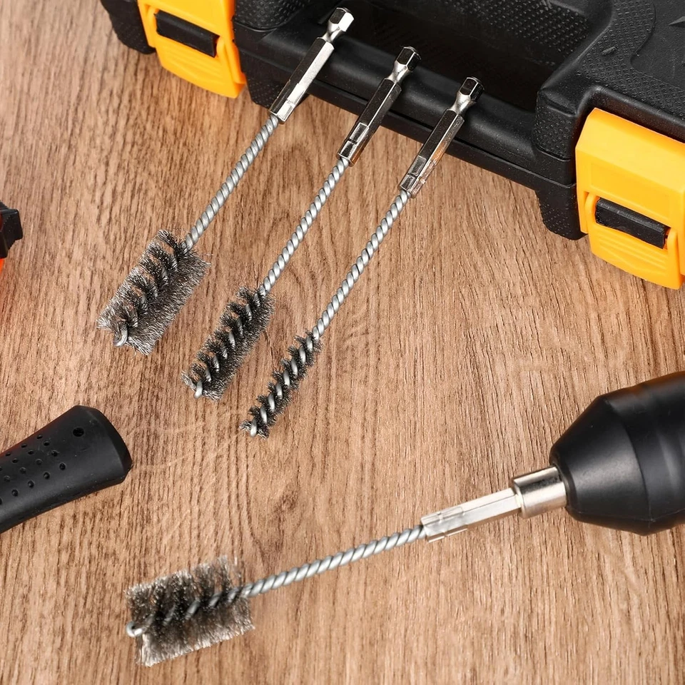 Juego de 4 cepillos de alambre de acero inoxidable para taladro de acero inoxidable 3... Foto 2 de 4