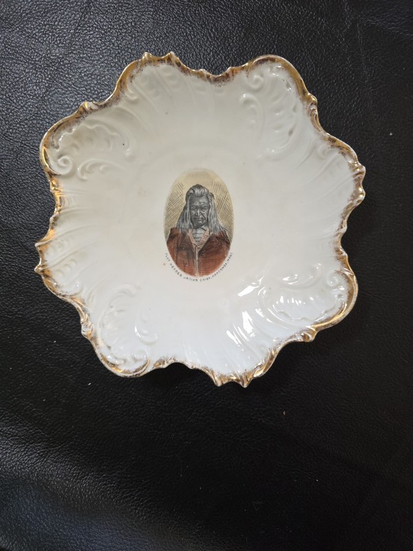 Anaconda Montana Plate Late 1800s To Early 1900