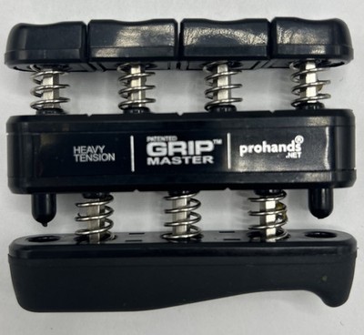 Prohands Gripmaster Heavy Tension New No Box Hand Exerciser Black