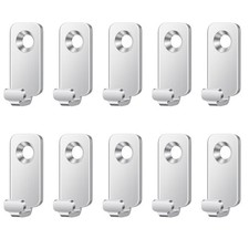 10pcs Picture Hanging Hardware, Silver J Hooks for Hanging Heavy Duty Hanger ...