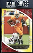 Jauan Jennings 2020 Panini Absolute #151 Yellow Rookie RC