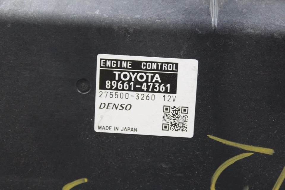 Módulo electrónico de control del motor ECM VIN EU 2012 Toyota Prius OEM #40431 del motor ECM Foto 3 de 4