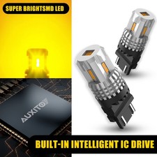 2PCS LED 3000K Turn Signal Lights 3157 Amber for Chevy Silverado 1500 1999-2013