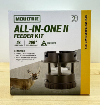 All-In-One II Feeder Kit With Bluetooth Control and 360-Degree Feed Coverage