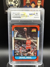 NBA 1996-97 Fleer - Michael Jordan #4 ULTRA Decade of Excellence WCG GEM-MT 10