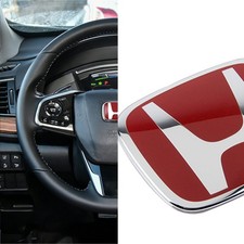 Red Emblem Steering Wheel For Accord Crz Crv S2000 Racing Adhesive Badge 50mm Red Emblem Steering Wheel For Accord Crz Crv S2000 Racing Adhesive Badge 50mm