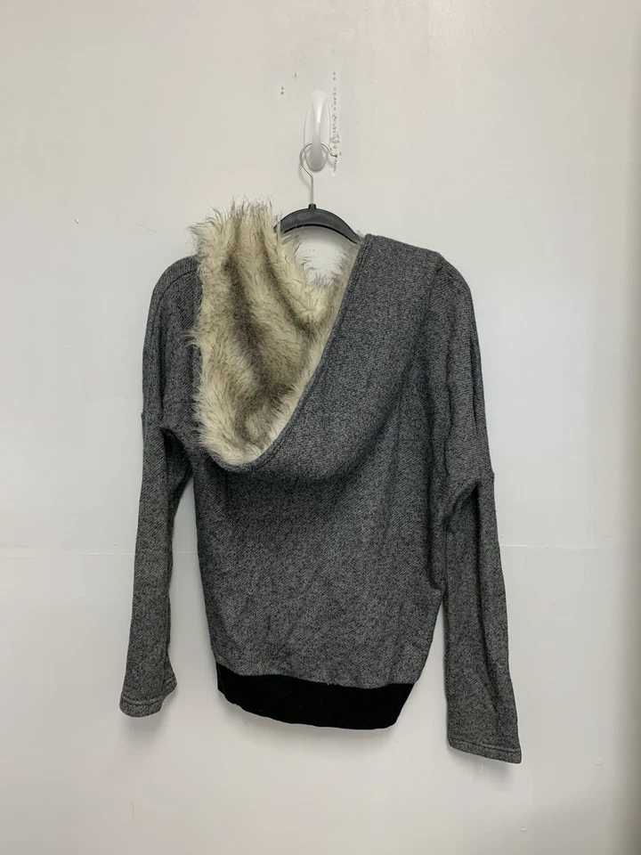 Sudadera con capucha para mujer Victoria's Secret de piel sintética con cremallera frontal XS Foto 4 de 4