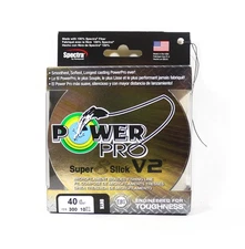 Power Pro Super 8 Slick Version 2 Spectra Line 40lb by 300yds Onyx (8394)