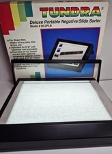 Satter Tundra Deluxe Portable Negative Slide Sorter #96 PLB Film Slides Any Size