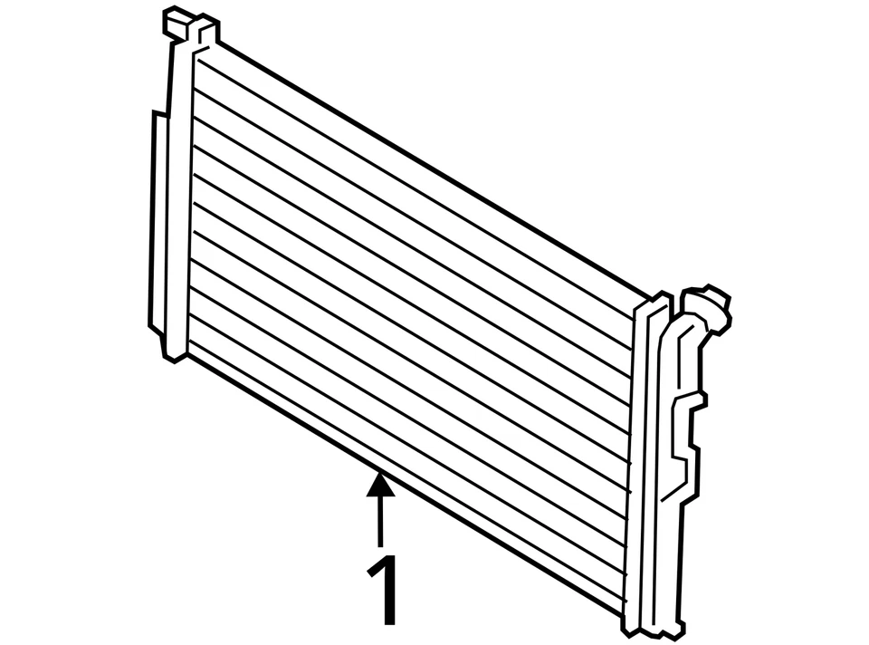Radiator N26 Engine Sulev Main Fits 12-16 BMW 328i 4891916 Foto 4 de 4