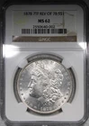 1878 7TF Reverse of 1878 Morgan Dollar NGC MS62
