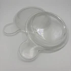 Lot Of 2 PYREX P-150-C Grab It Round Bowls Clear LIDS ONLY !!