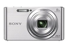 Sony DSCW830 20.1 MP Digital Camera with 2.7" LCD Silver New Japan