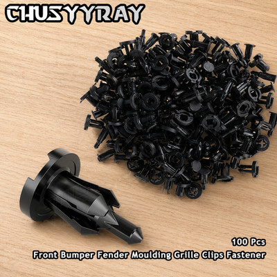 100 Pcs Clips Fastener Bumper Hood Fender Splash Guard Retainer Fits Honda Acura